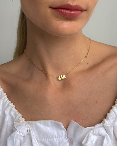 ANGEL NUMBER 444 CHOKER NECKLACE - PROTECTION - GOLD - STUDIO JO STORE